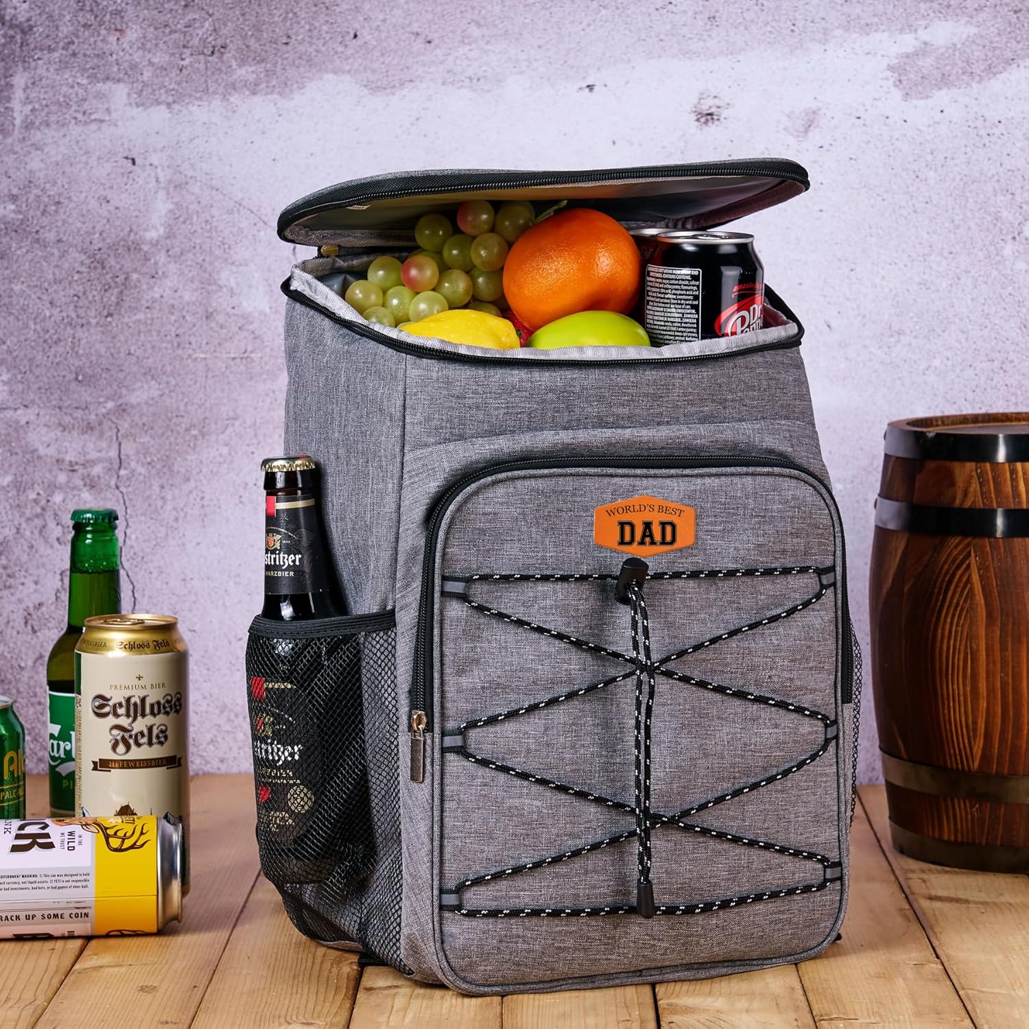 Cooler Backpack Large Insulated Leak Proof Lunch Backpack Portable Lightweight Cooler Bag for Travel Hiking Camping - Image 6