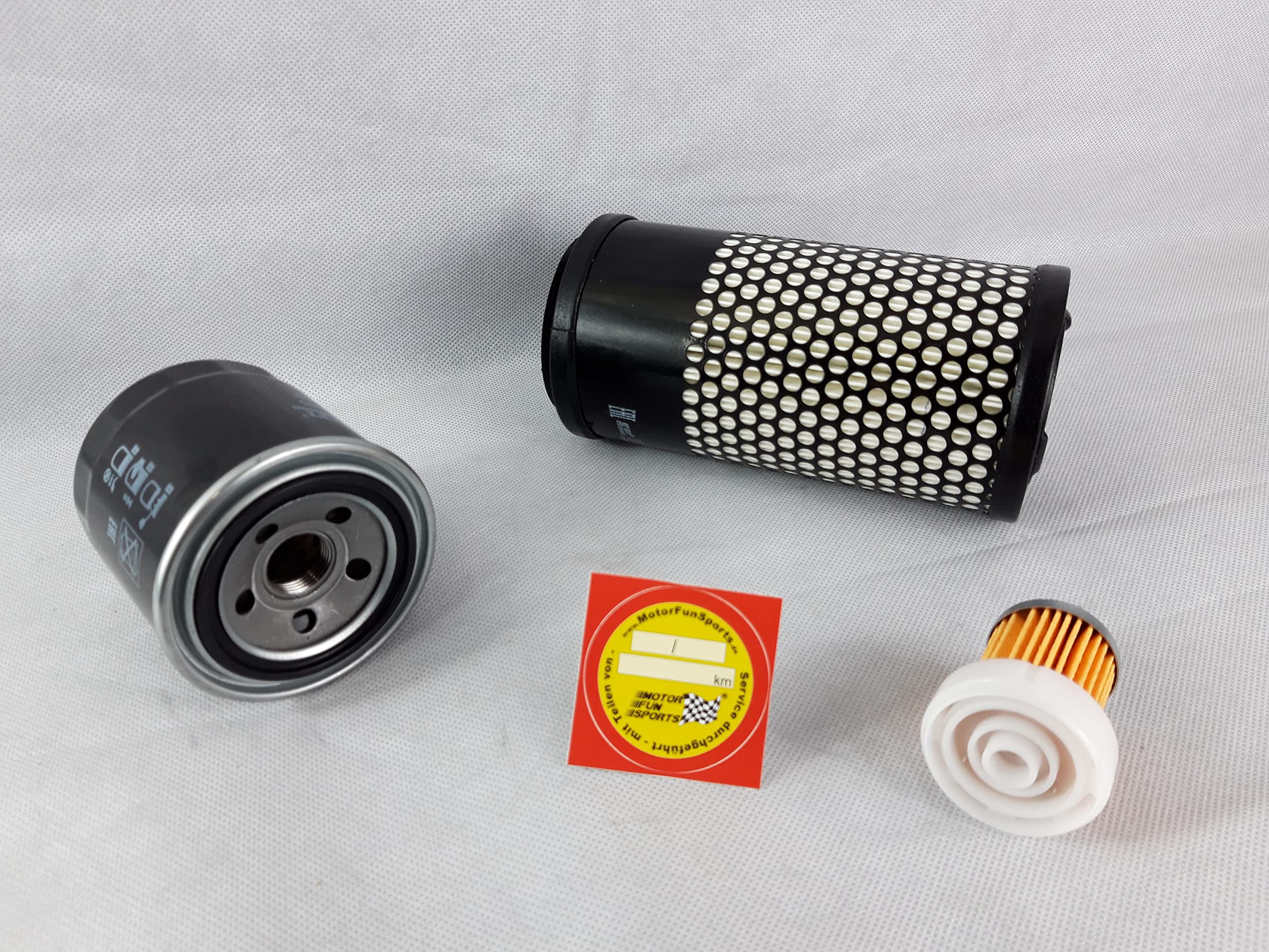 Set filtro (piccolo) adatto per filtro olio Kubota B1610, filtro aria, filtro carburante