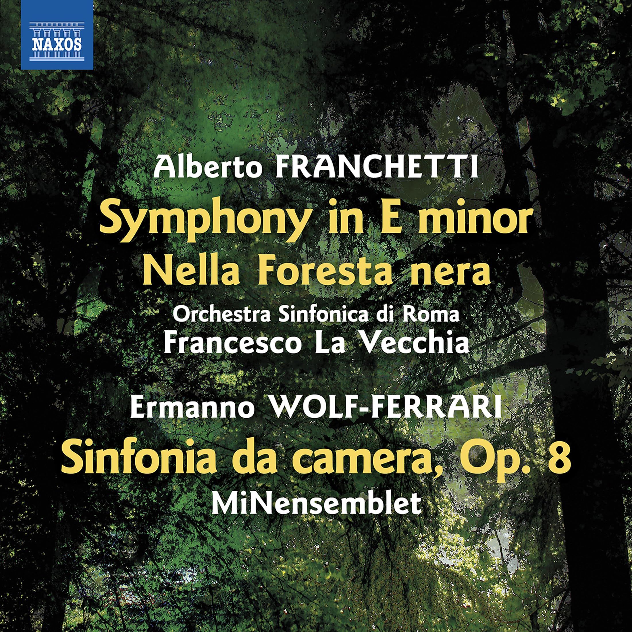 Alberto Franchetti: Symphony in E minor; Nella Foresta nera; Ermanno Wolf-Ferrari: Sinfonia da camera, Op. 8