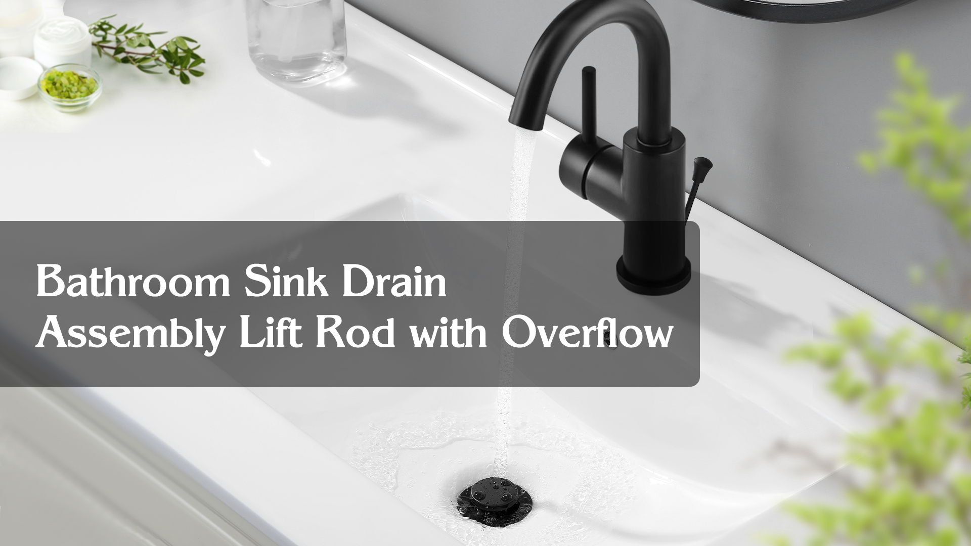 Watch Sink Drain Assembly Lift Rod with Overflow - Installation on ...