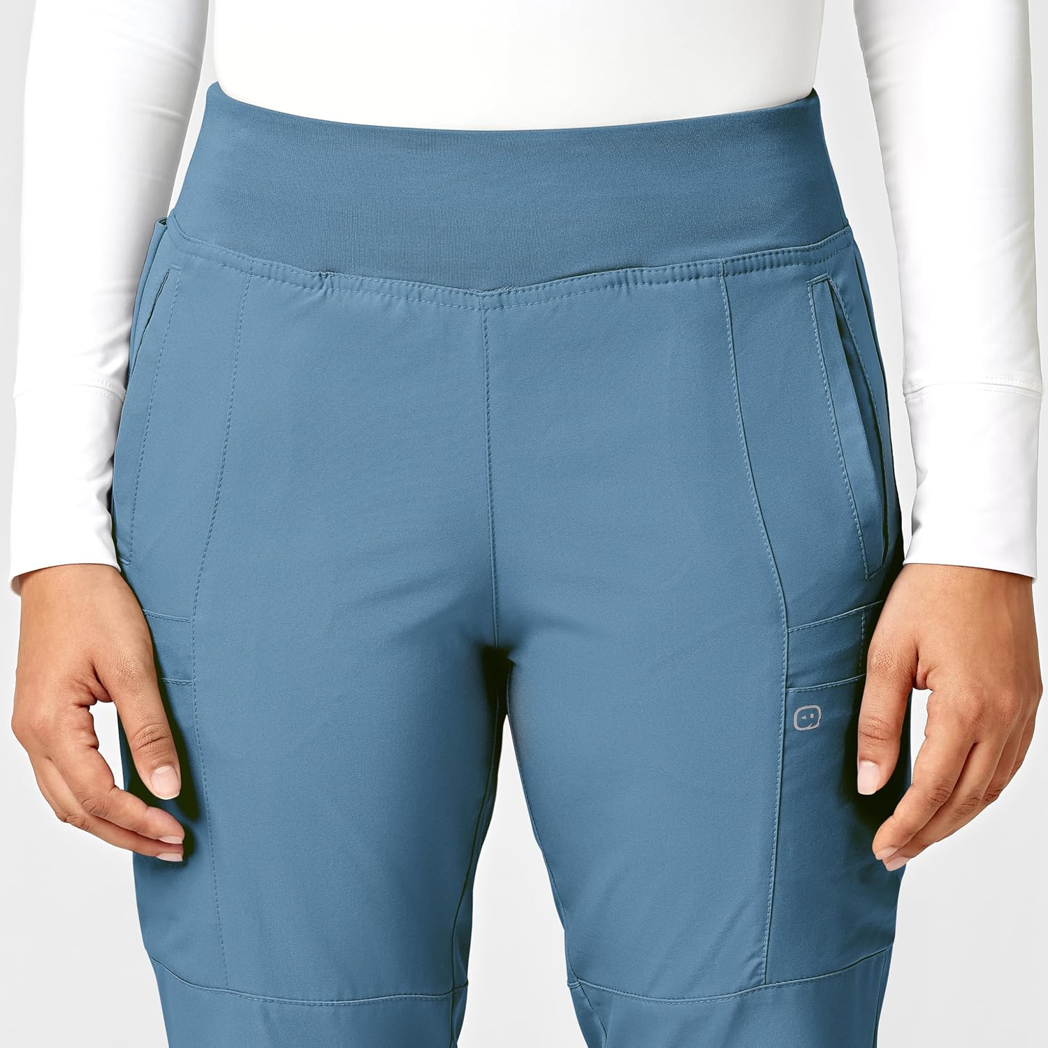 WINK W123 Women's Comfort Waist Cargo Jogger Scrub Pant