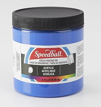 Amazon.com: Speedball 004631 Acrylic Screen Printing Ink, 8