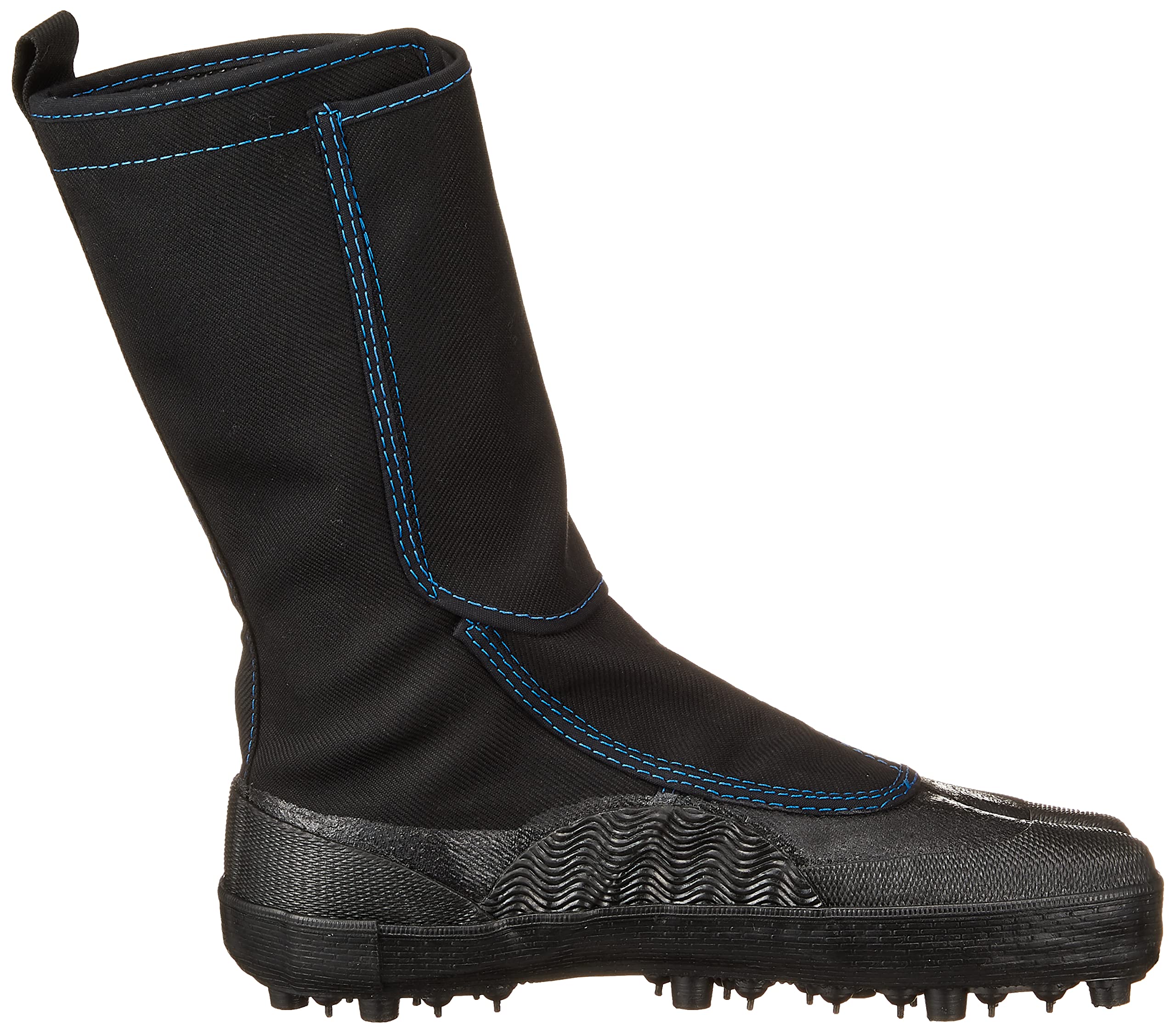 Marugo Japanische Tabi Spike-Schuhe Schwarz mit Klettverschluss