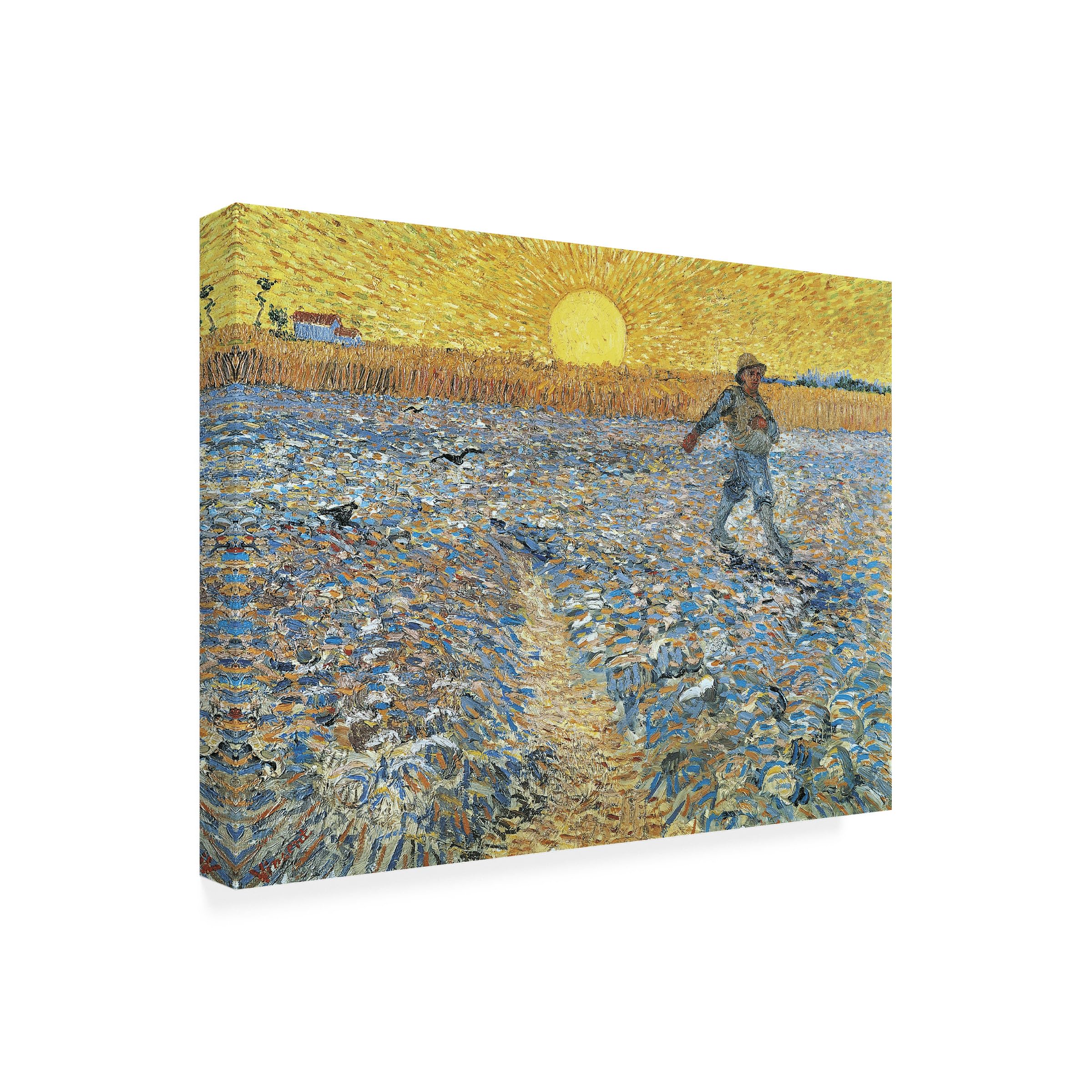 Trademark Fine Art Sower 1888 Artwork by Vincent van Gogh 18 by 24-Inch