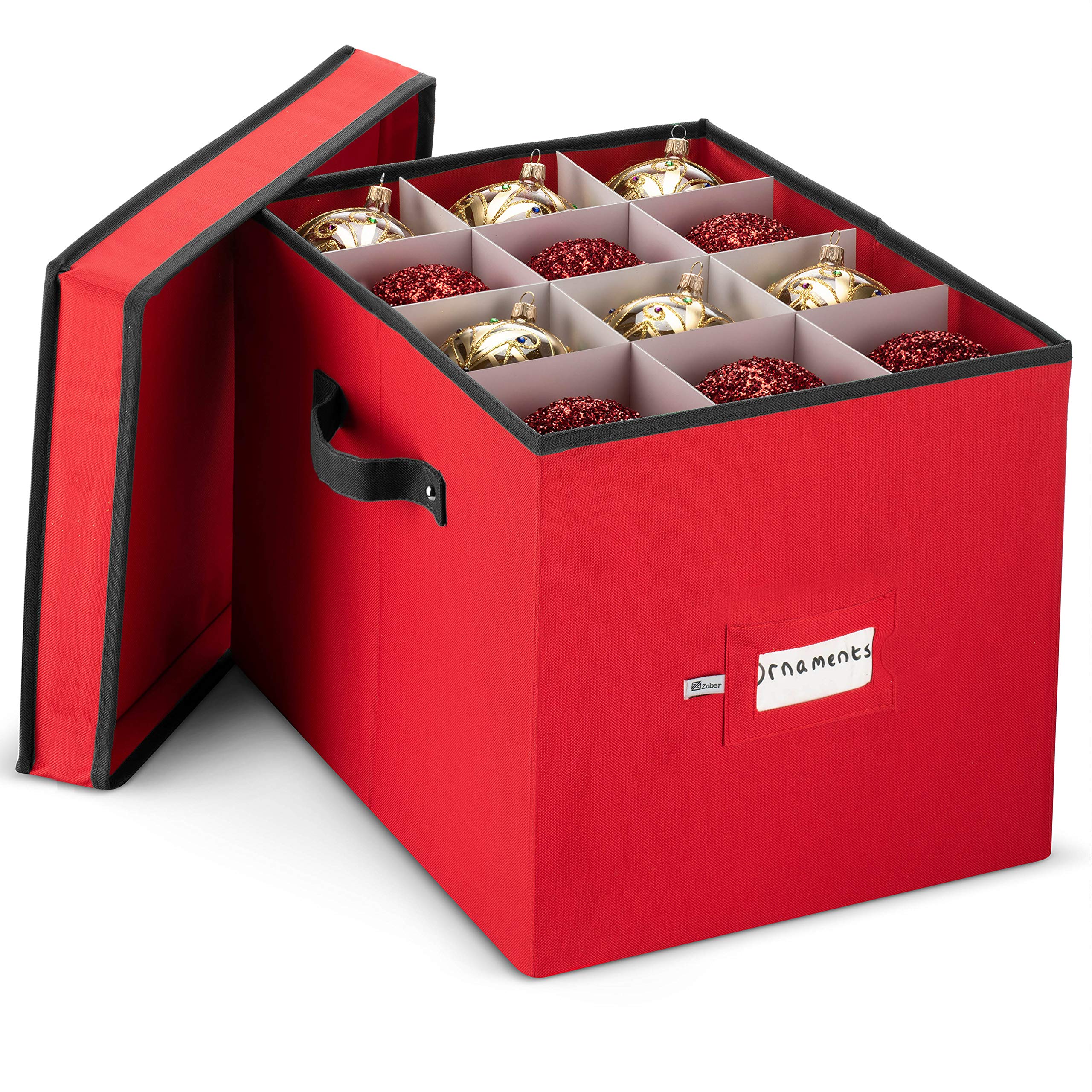 Fits 36 Baubles, Xmas Ornament Storage Box