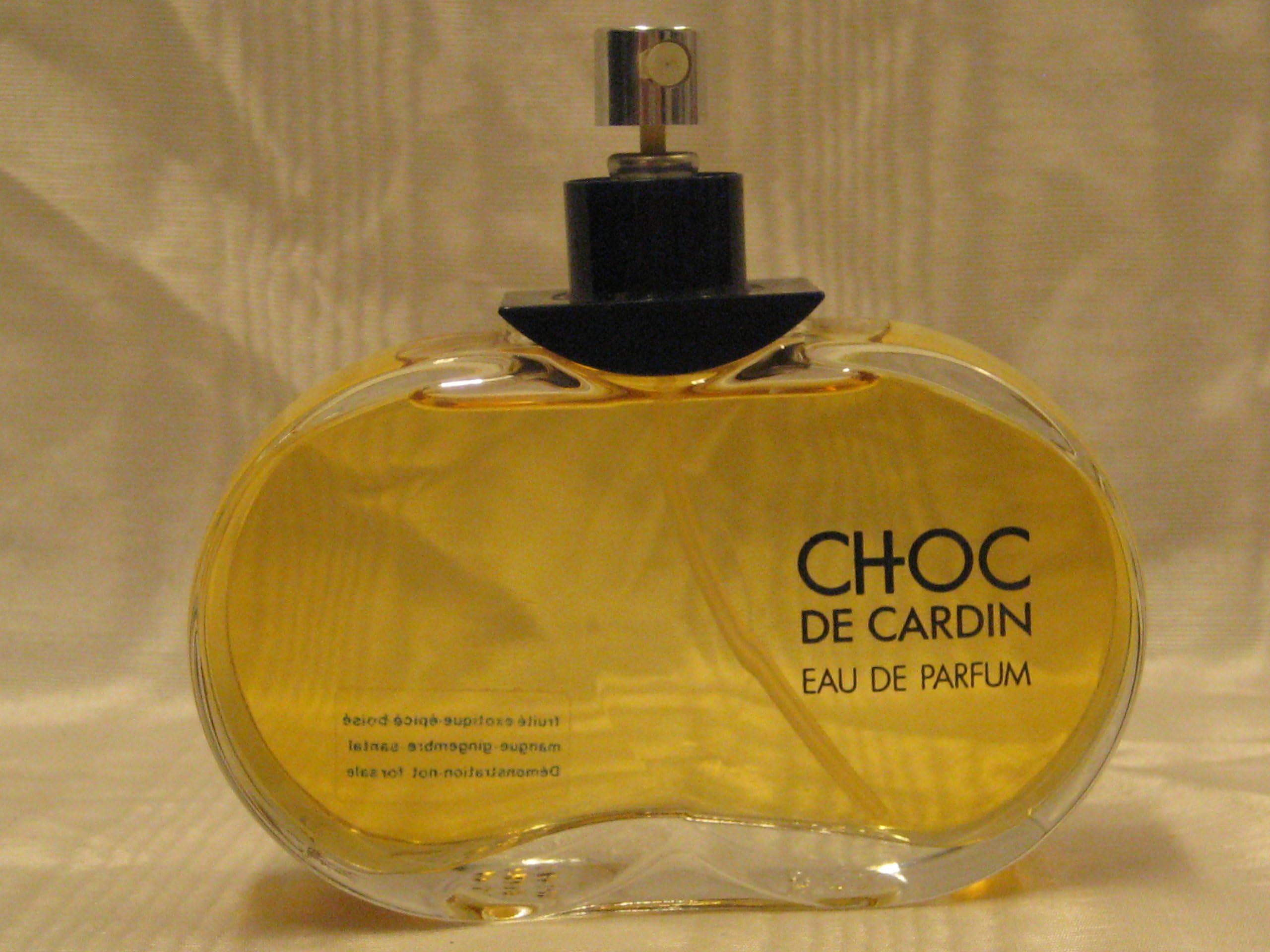 Choc De Cardin for Women 3.3 Oz Eau De Parfums Spray Bottle Unboxed No Cap By Pierre Cardin