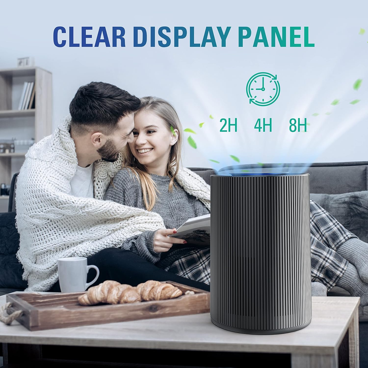 STEALTH Air Purifiers for Home Allergies Pets Hair Dander Pollen Up to 1345 Ft²/H, H13 True HEPA 3-in-1 Filter Air Cleaner, Ozone Free 24db Sleep Mode,3 Speeds Timer for Lage Room Dorm Bedroom - Image 4