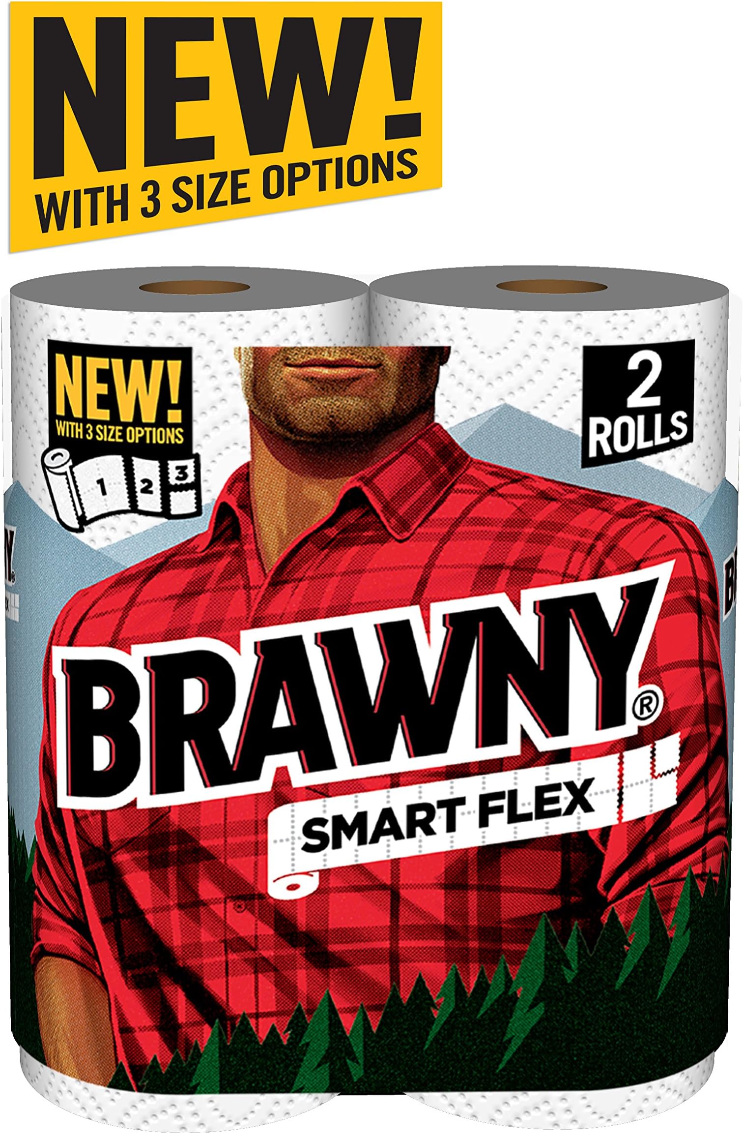 Smart Flex Paper Towel Rolls, 2 Count