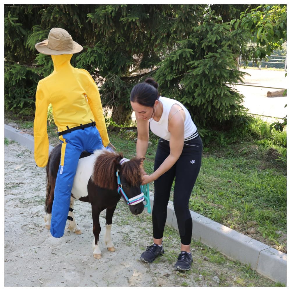 Dönges Muñeca de equitación (ayuda a montar caballos jóvenes, para entrenamiento de caballos, 180 cm)