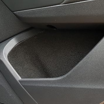 Compatible Comfort Set for Graficar Design Volkswagen Polo MK6 Ready-Made Fabric Coating for Item Storage Pockets Sound Remover Insulation Purpose Set (TORPIDO CD UNITLESS)