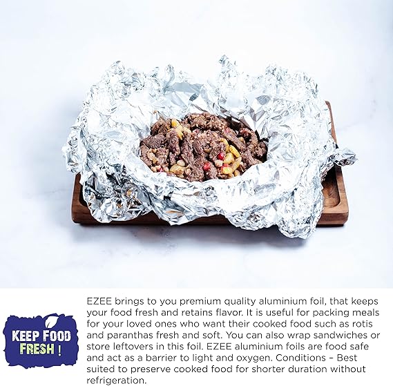 Ezee Silver Aluminium Foil