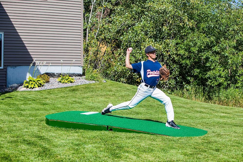 ‼送料込️ ピッチングマウンド‼️ Amazon | 10インチ 屋外/屋内野球 グリーンターフ ブルペン 練習
