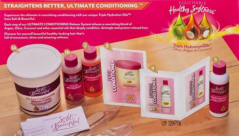 Soft & Beautiful No-lye Ultimate Conditioning Relaxer System SUPER