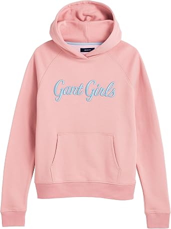 Sudadera con capucha para niñas Gant Sweat Rosa Summer Rose 7 años:  Amazon.es: Ropa