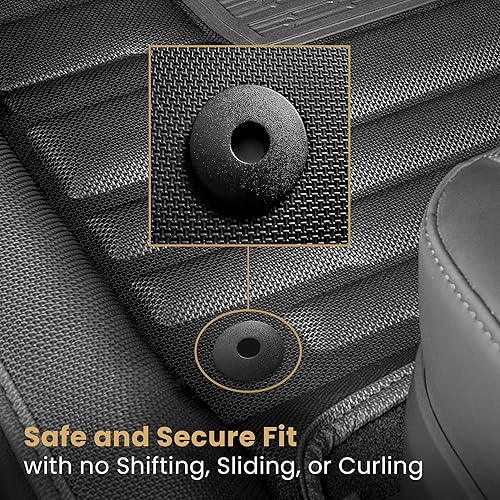 Miniatura 7 de TuxMat - Para los modelos Mazda CX-50 2023-2026 - Alfombrillas personalizadas para automóvil - Cobertura máxima, todo tipo de clima, medición láser