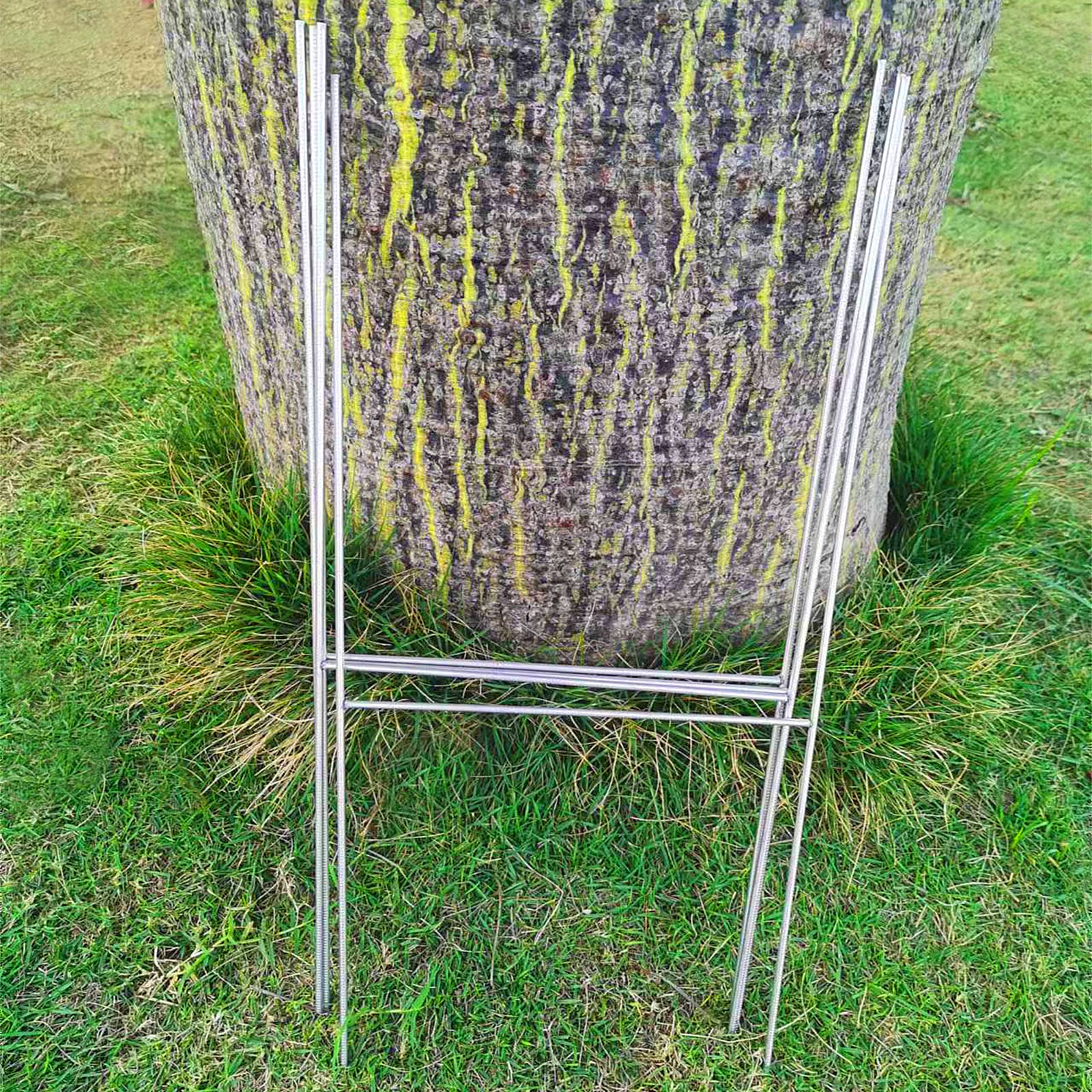 Metallschild 'In Reseeded Lawn Please Keep Off' – 20,3x30,5 Cm Mit Pfählen Für Garten & Rasen