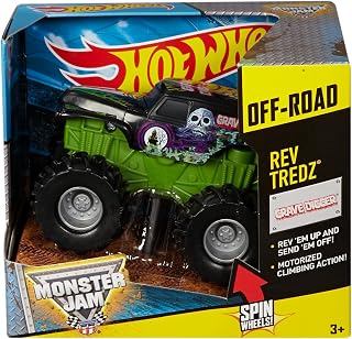 HOT WHEELS MONSTER JAM REV TREDZ GRAVE DIGGER Vehicle