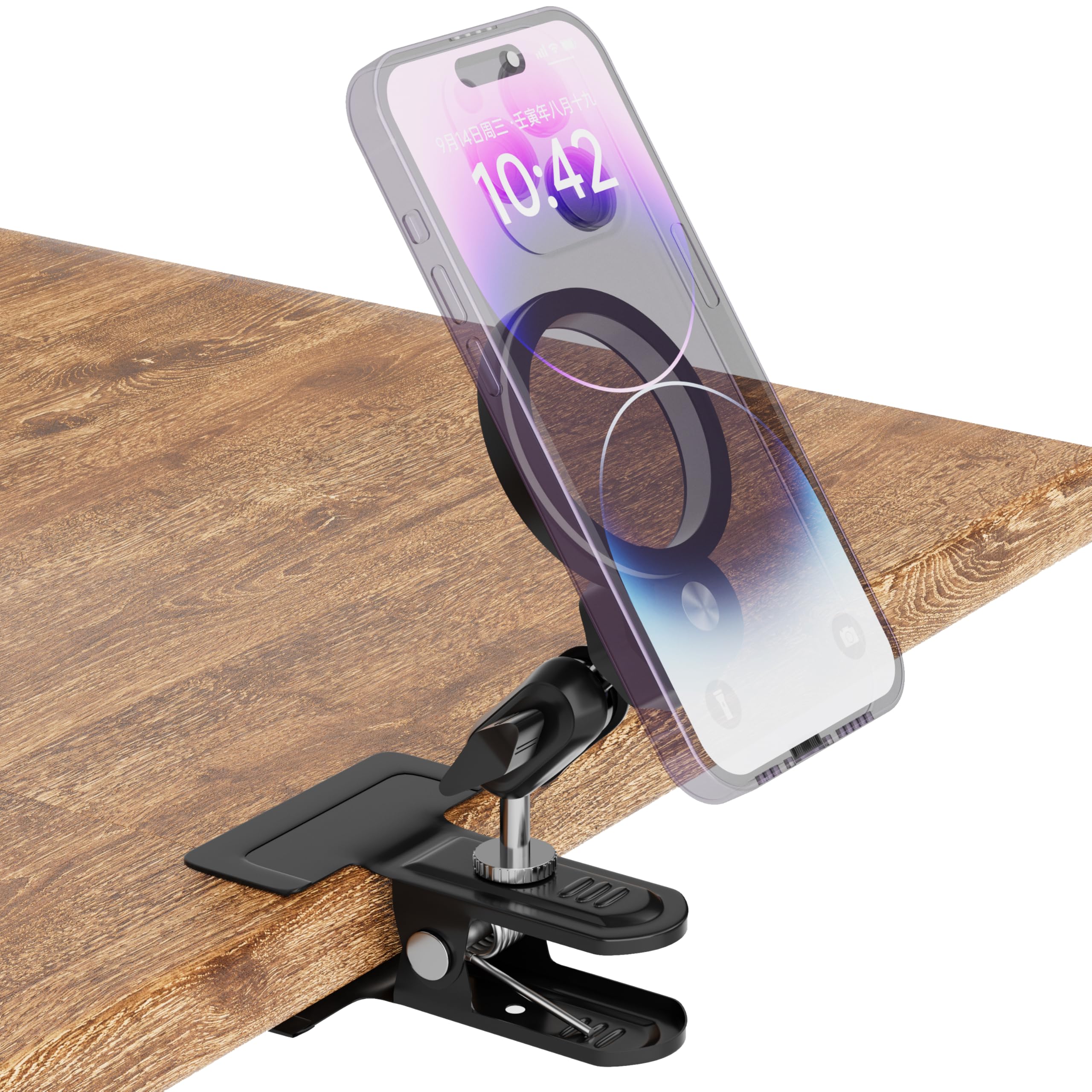 スマホスタンド マルチスタン マグセーフスマホスタンド クリップ型 マグネット…