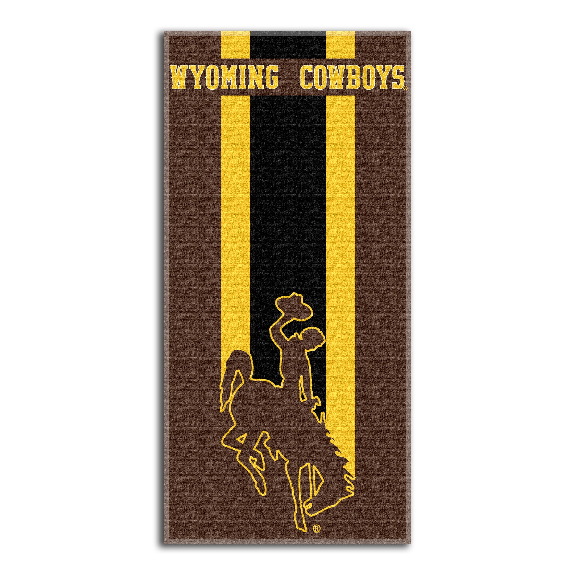 Northwest The Company NCAA Wyoming Cowboys Beach Towel, 30" x 60", Zone Read