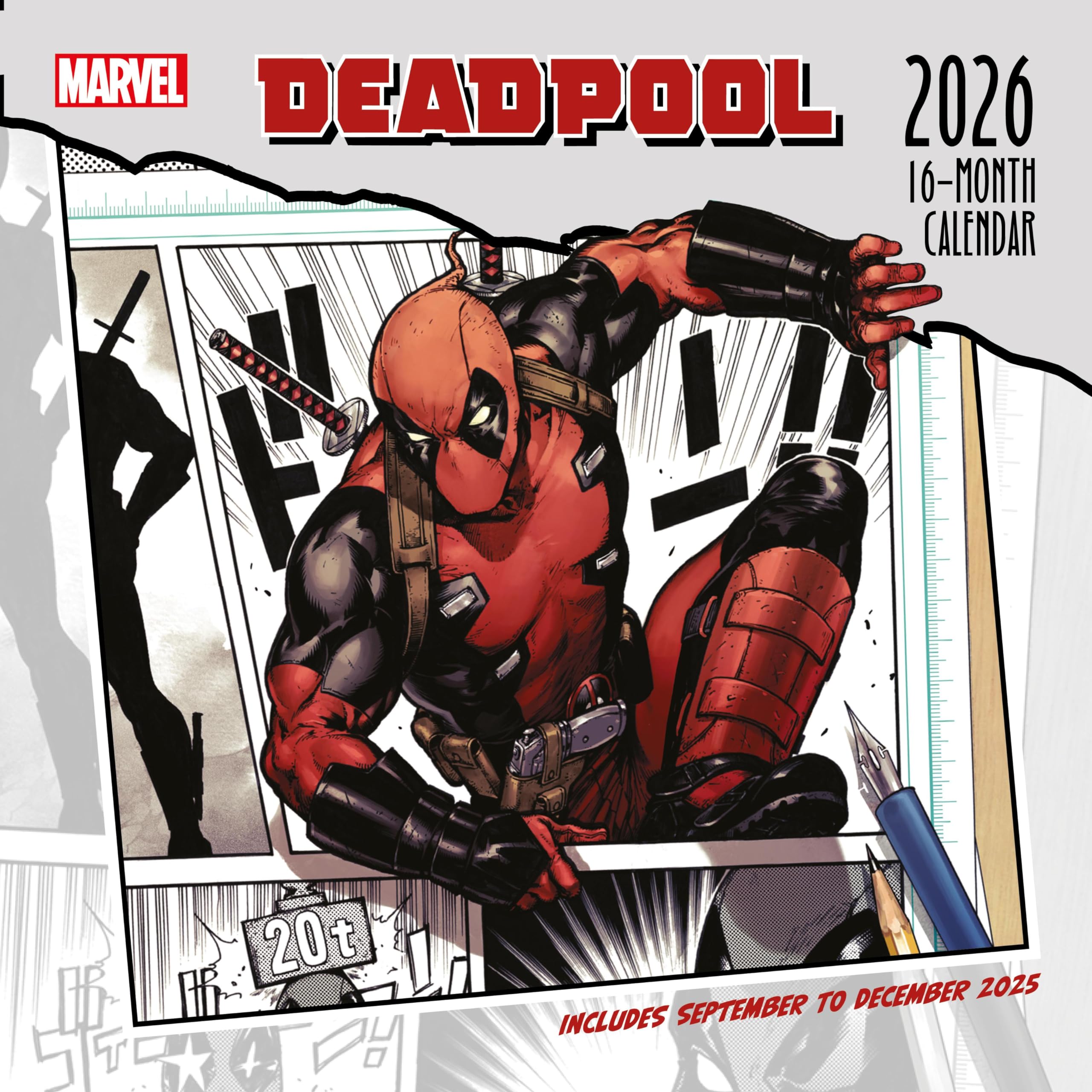 Deadpool 2026 Square Calendar