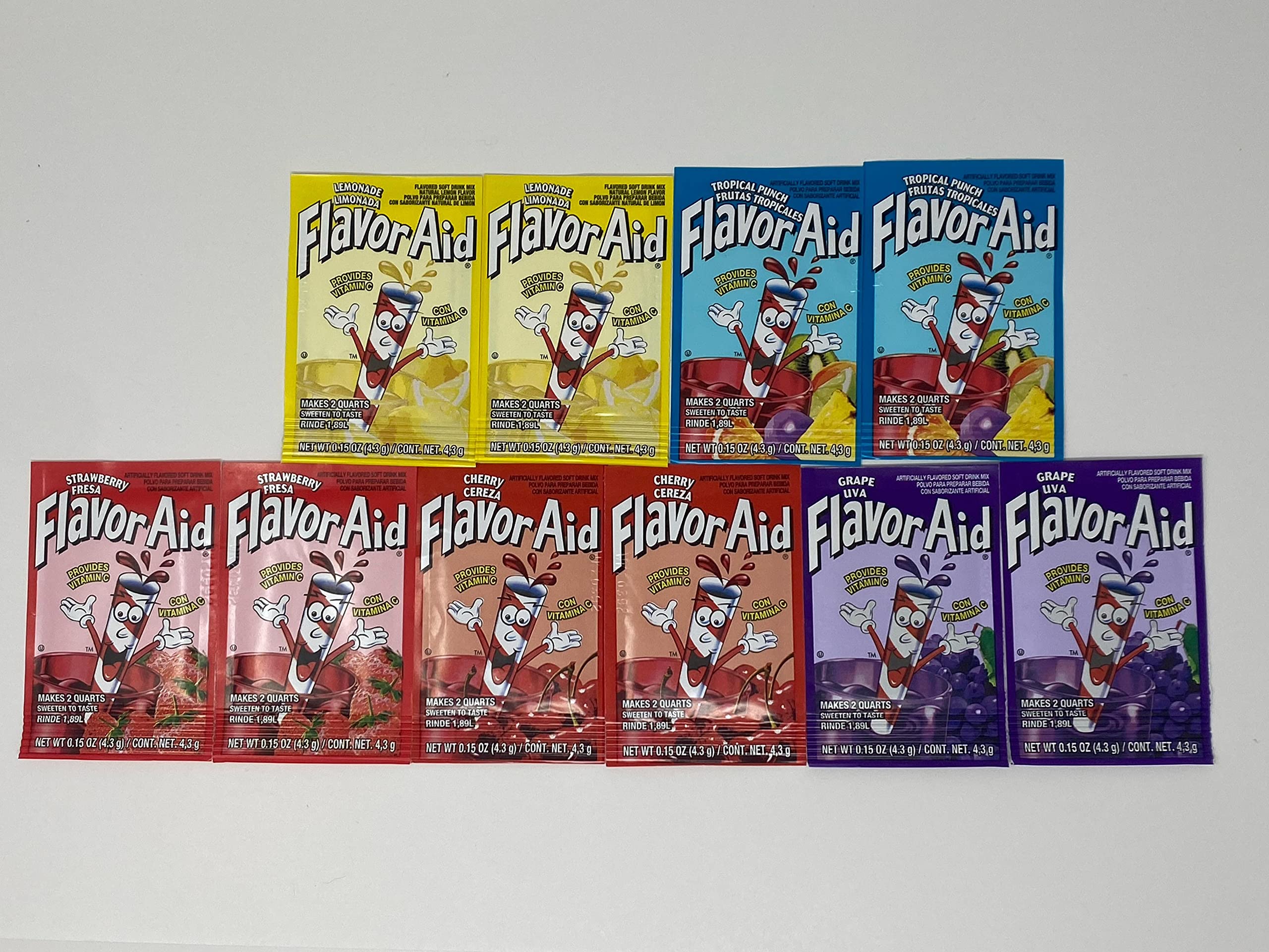 Buy FlavorAid Flavor Aid Drink Mix Variety Pack 50 Packets, 0.15