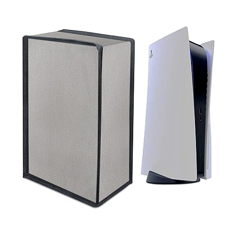 Blackpoll Water Proof Dust Cover for PS5 Console Digital Edition & Disc Edition Playstation 5 (Grey)