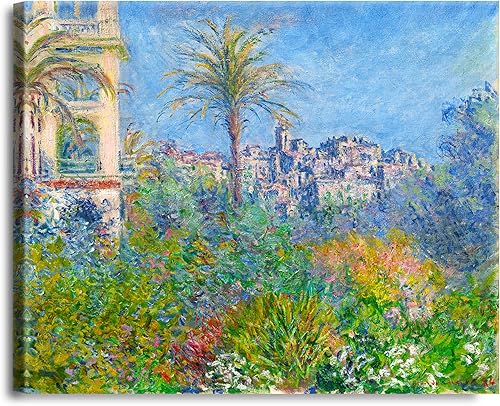 Miniatura 303 de A&T ARTWORK Antibes Seen from The Salis Gardens de Claude Monet Las Obras de Arte Clásico Mundial Reproducciones, Impresiones de Arte en Lienzo