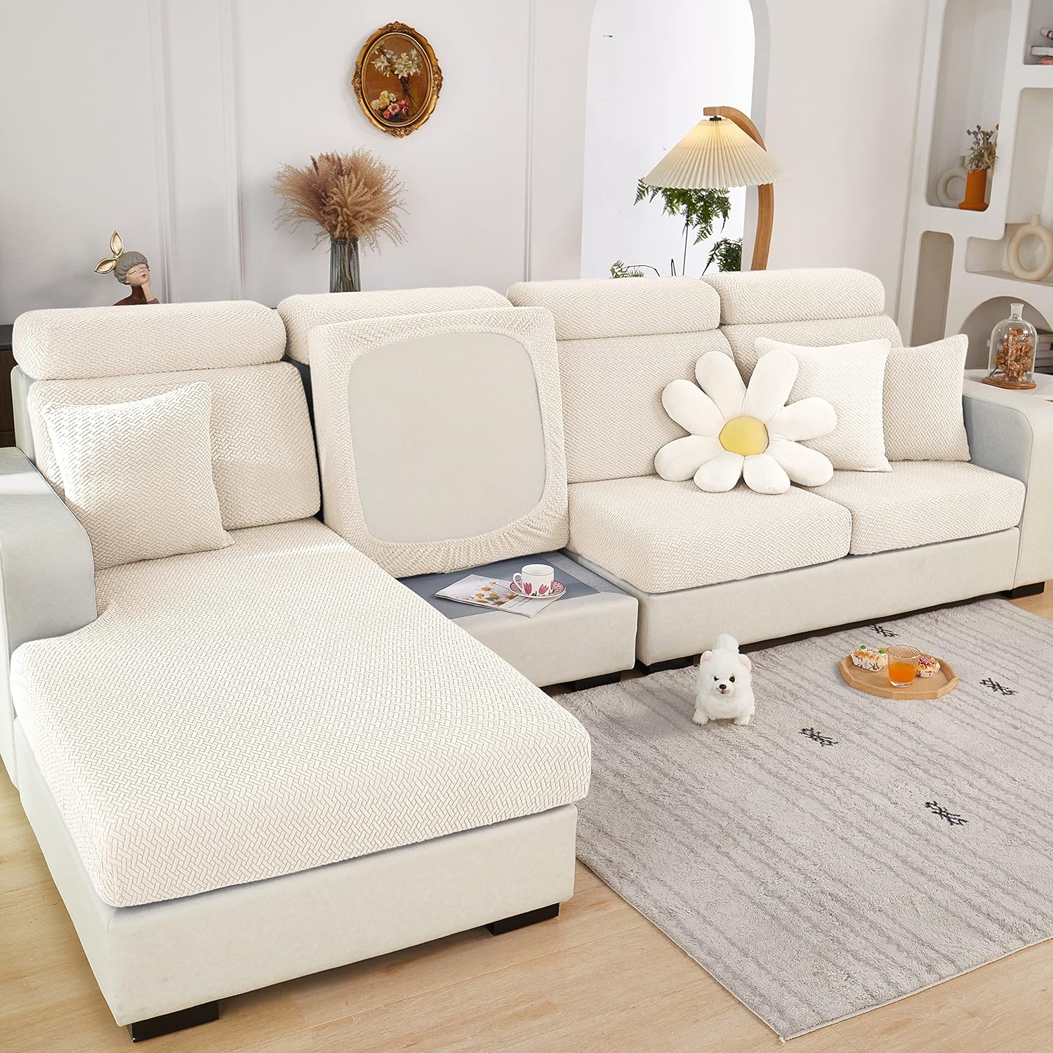 OKYUK 2023 Newest Universal WearResistant L Shape Sofa