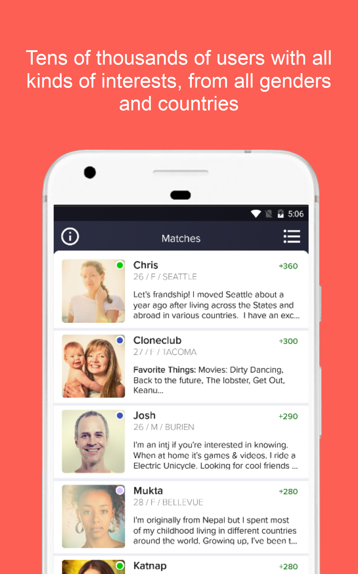 Patook make new platonic friends near you App on Amazon Appstore