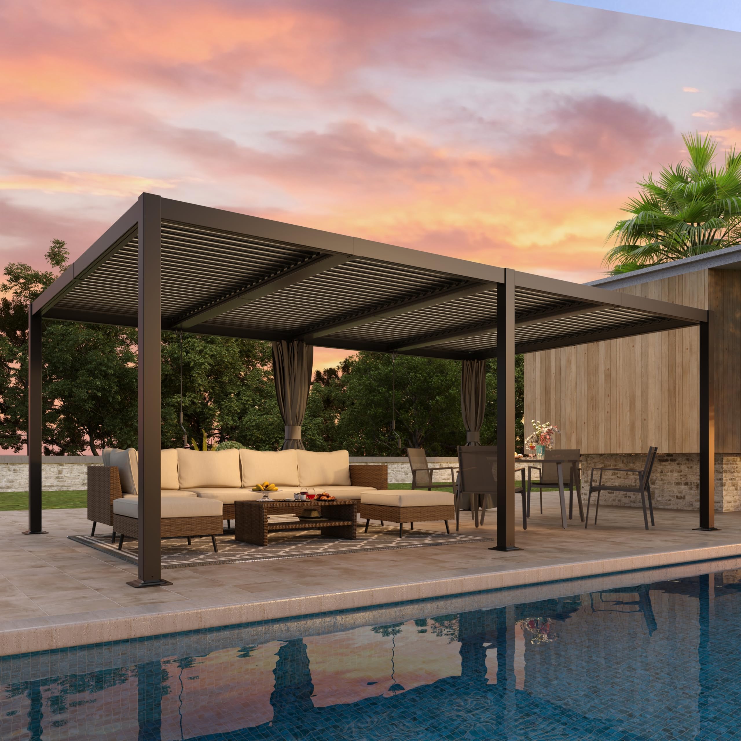 LAUSAINT HOME 12x20 Louvered