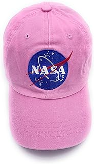 NASA Hat Vintage Baseball Cap NASA Logo Cotton Caps for Men Dad Hat Washed Cotton Hats for Women