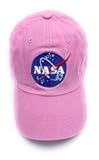 Aeisage NASA Hat Vintage Baseball Cap NASA Logo Cotton Caps for Men Dad Hat Washed Cotton Hats for Women