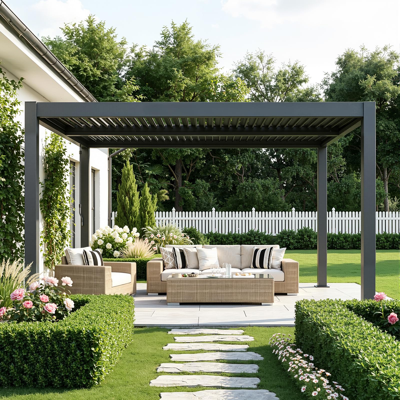 MELLCOM 10x12 Pergola