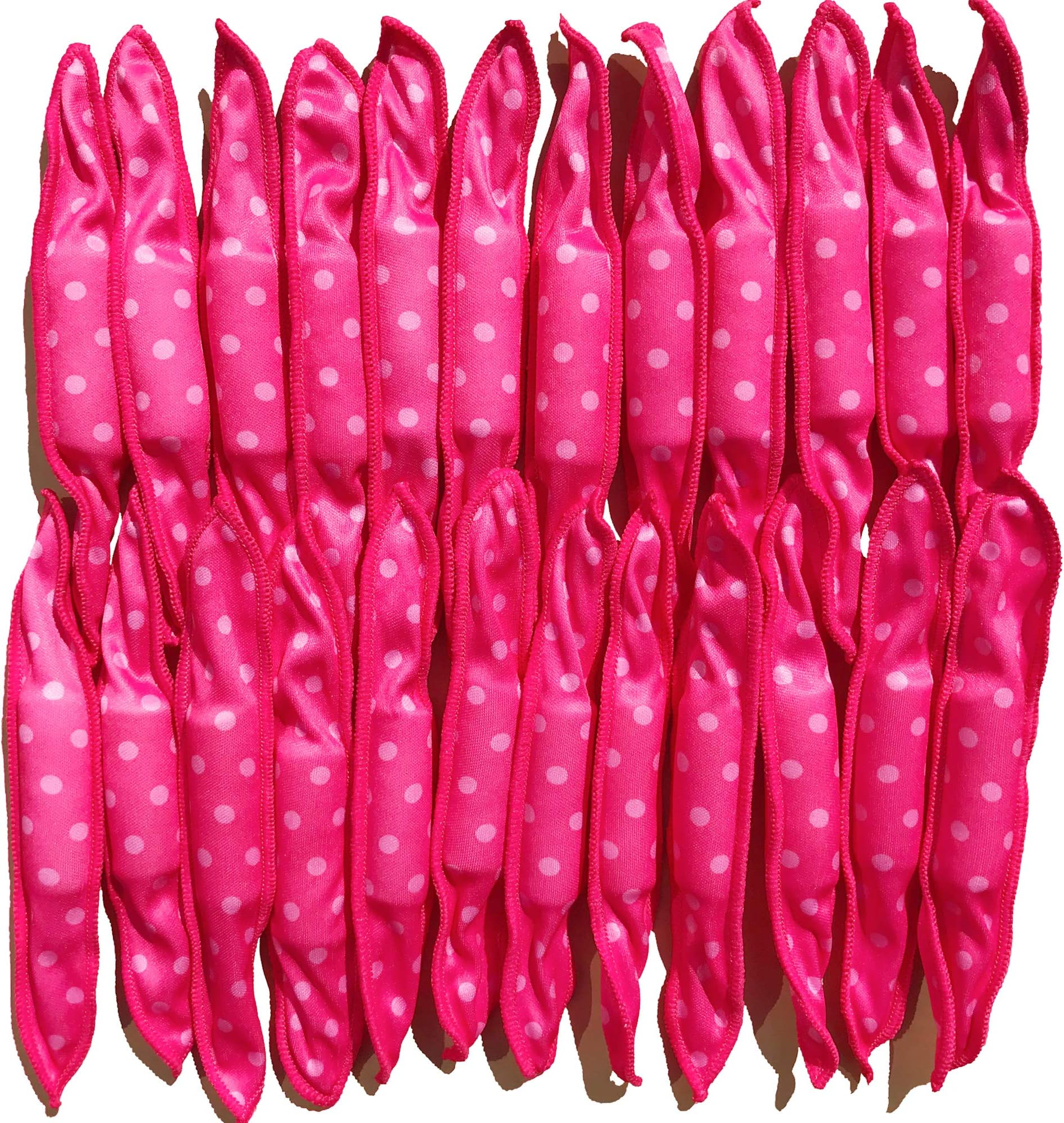 40 Soft Heatless Hair Curlers - Large Overnight Pillow Sponge Rollers for Curly Hairstyle