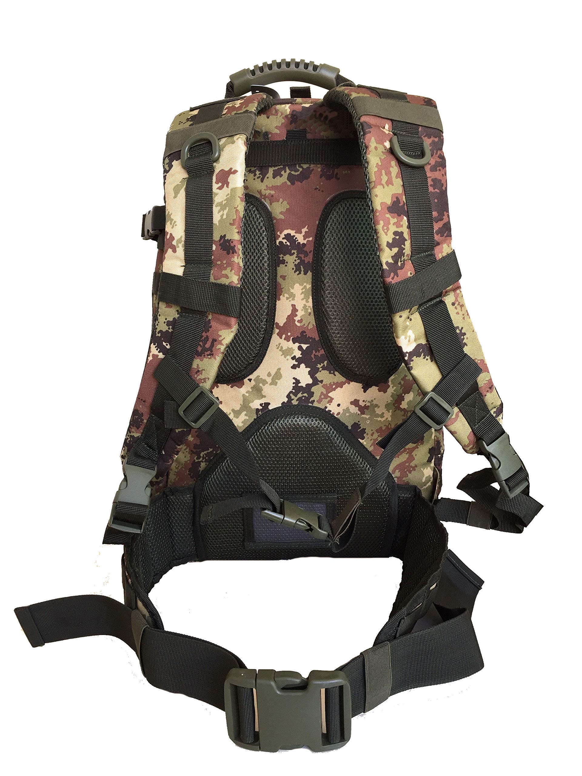 ALGI Zaino Militare Tattico Medium 45 Litri Vegetato Mimetico