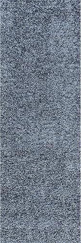 Miniatura 2 de nuLOOM Kara - Alfombra de pasillo sólida, 2 pies 8 pulgadas x 8 pies, color azul