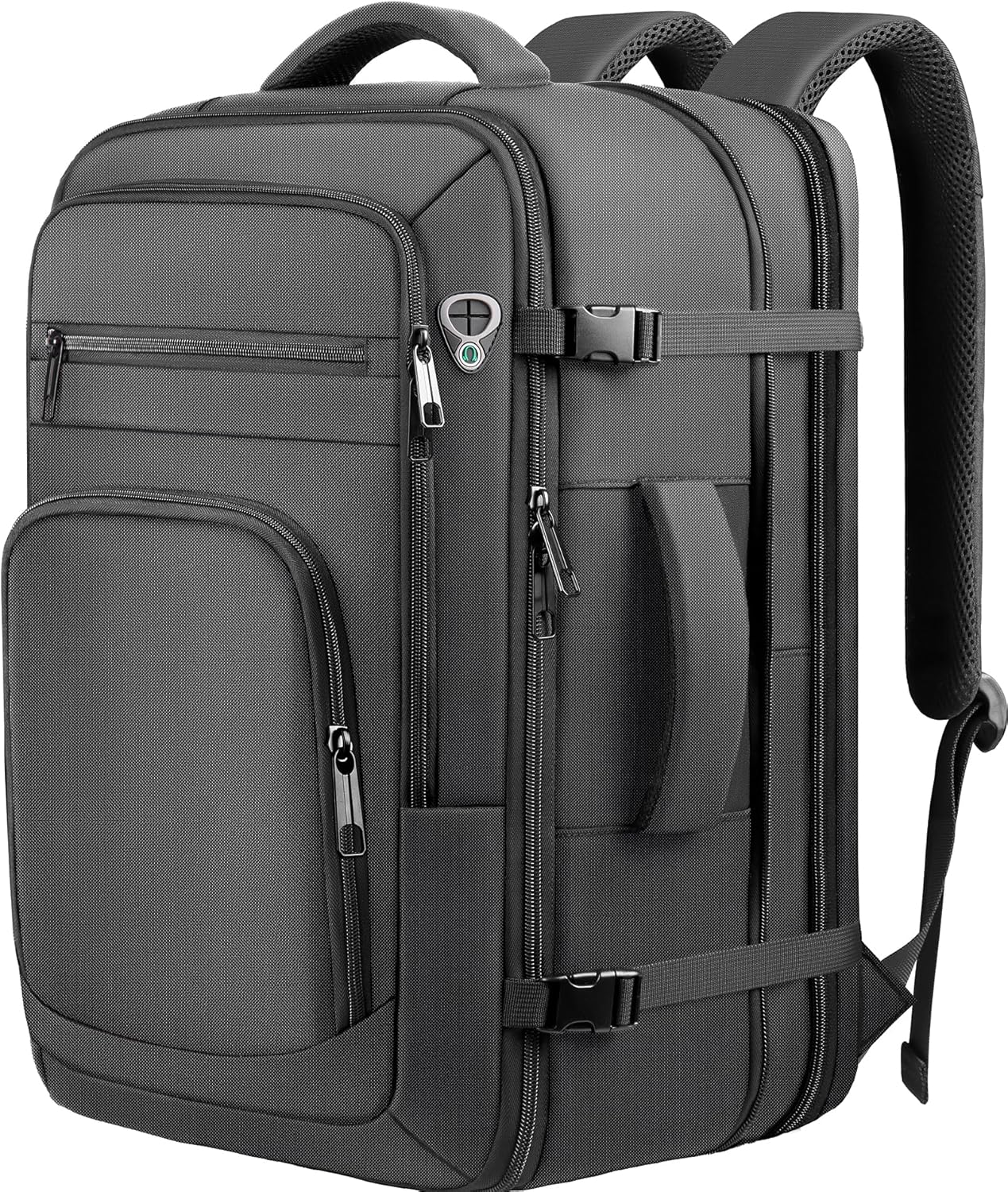 Expandable 1-7 Days Travel Backpack, TSA Approved Carry On Backpack for 18.4" Laptop, Spacious Business Backpack with Multi-Pockets for Work, Travel, College & Daily Use