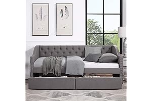 LostCat Twin Size Daybed with Storage: Perfect for Twin Day Escape!