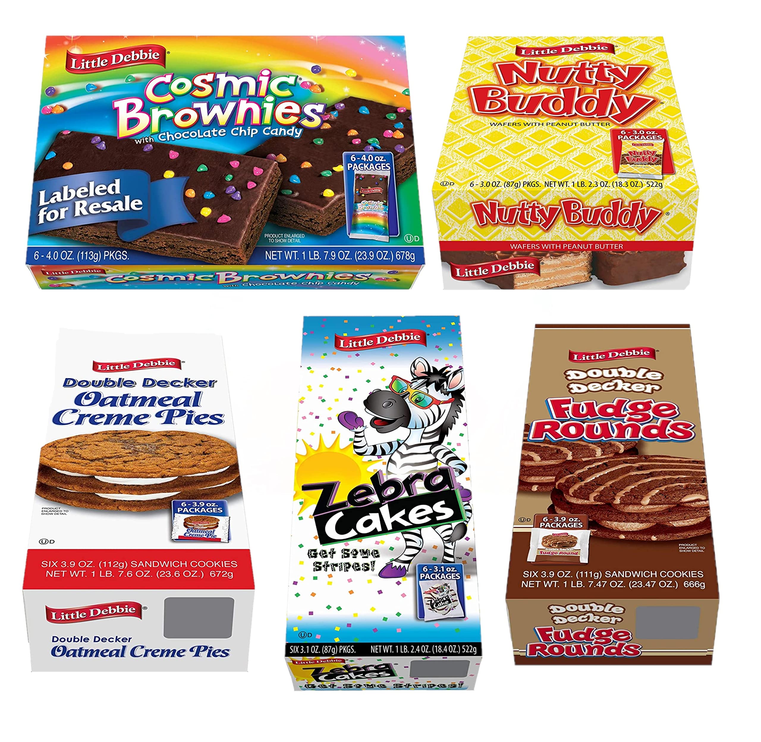 Buy Tribeca Curations Little Debbie Large Cakes Combo Packs Nutty