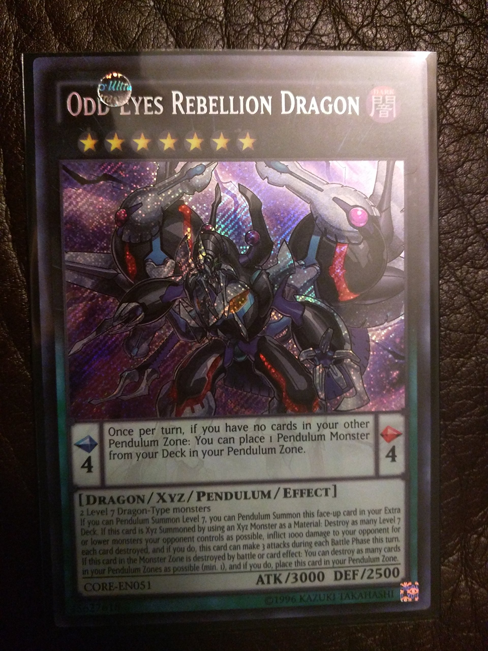 Amazon.com: YU-GI-OH! - Odd-Eyes Rebellion Dragon (CORE-EN051) - Clash of  Rebellions - Unlimited Edition
