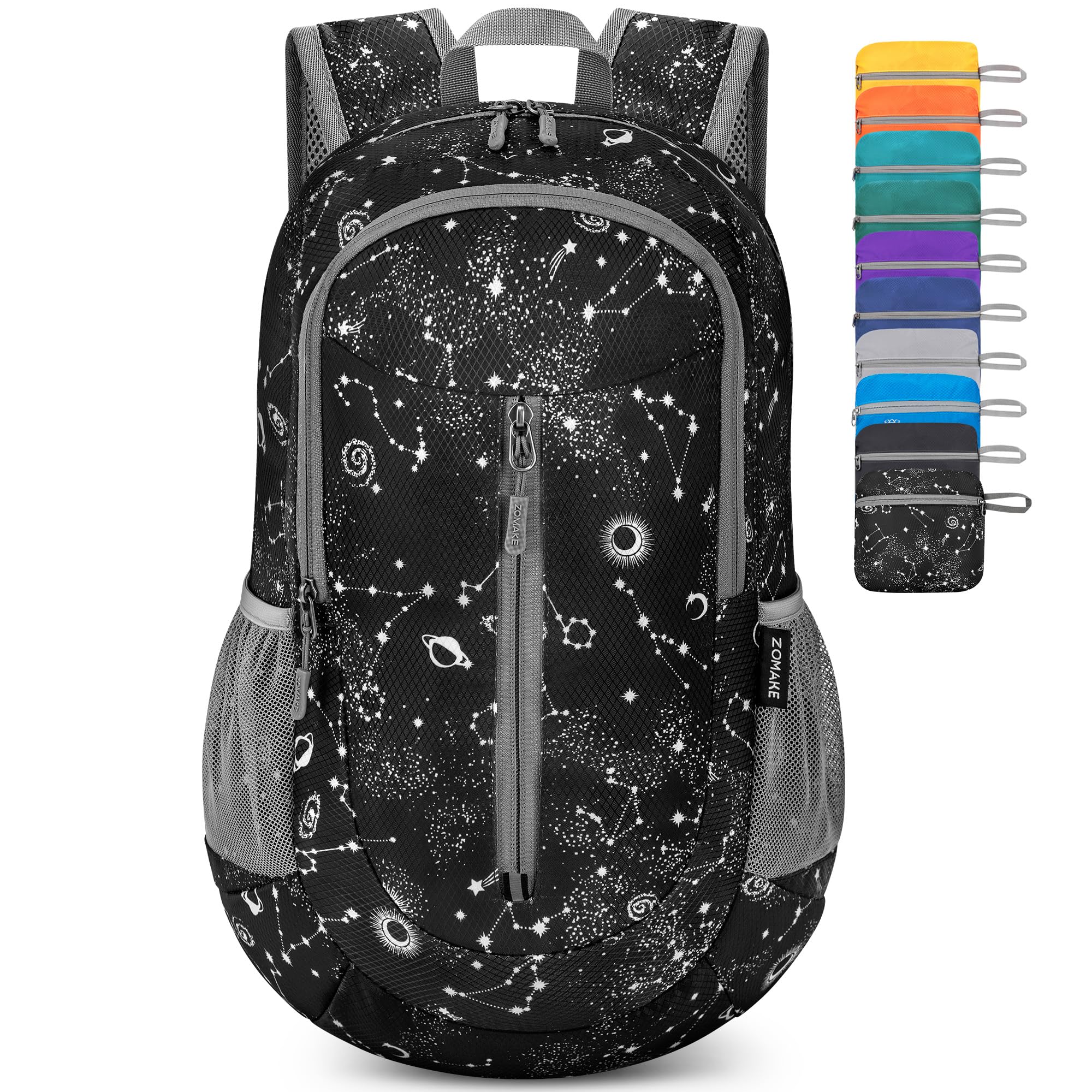 ZOMAKE Small Hiking Backpack, 25L Lightweight Travel Backpack Packable Backpack Daypack for Women Men-image-48