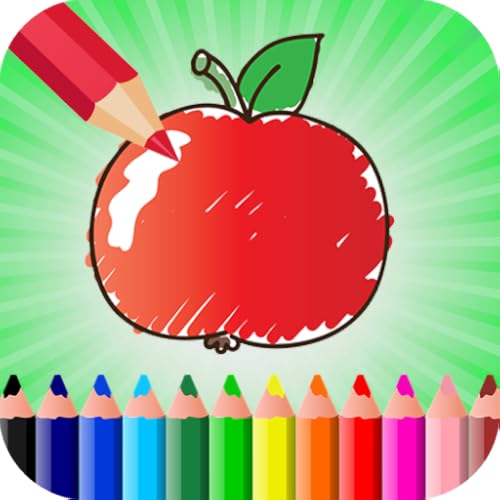 Fruits Coloring Book & Drawing Book