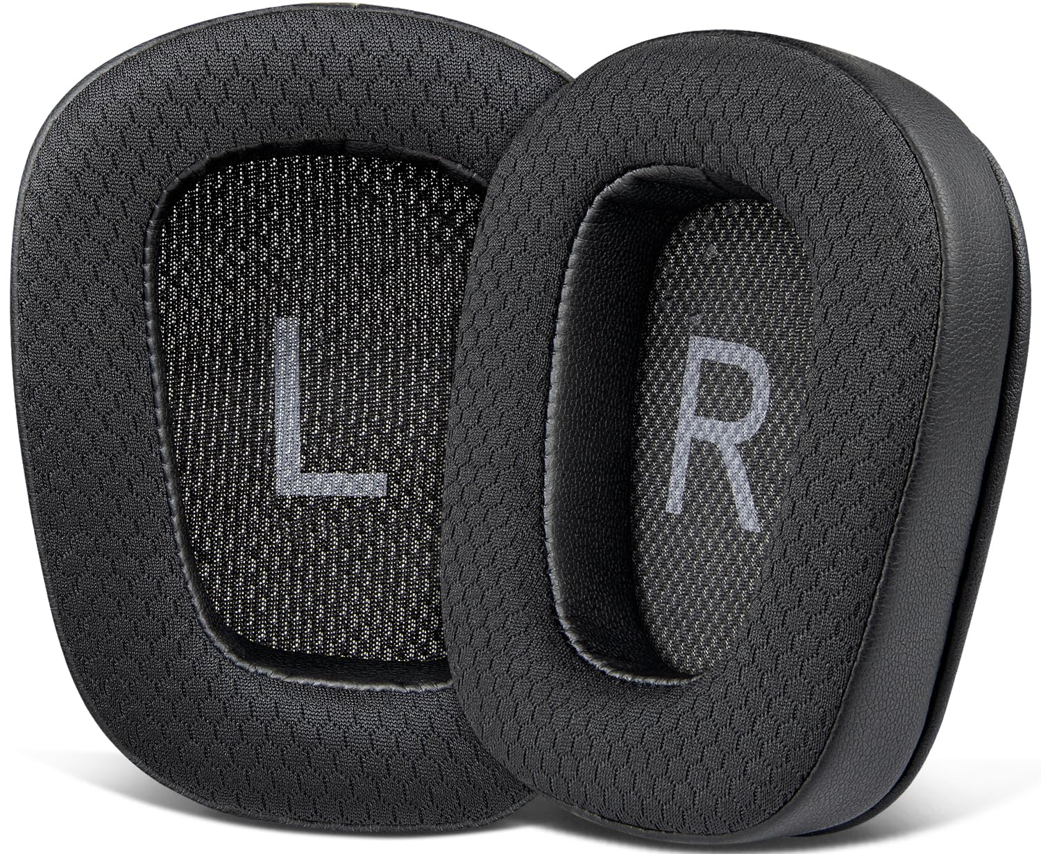 SOULWIT Cuscinetti Auricolari Ricambio per Logitech G930 G933 G933S G935 G633 G633S G635 G533 G430 G431 G432 G433 G35 Gaming Cuffie,Tessuto Sostituzione Padiglioni per G332 G230 G231 G233 Cuffie