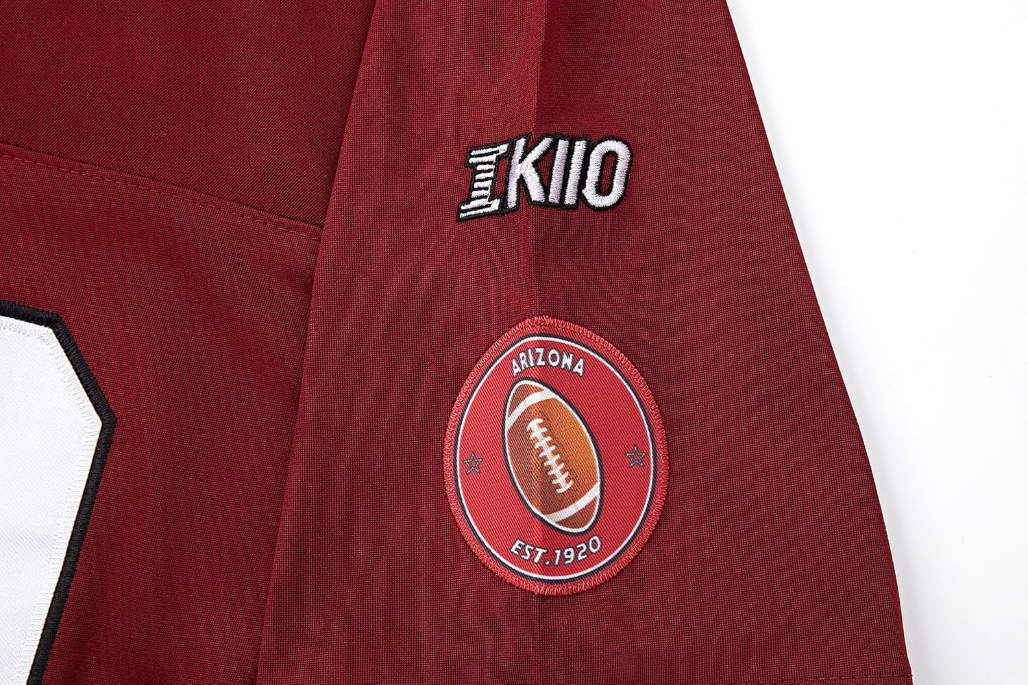 Custom Mens/Youth Football Stitched T-Shirt for Sports Fan Red No Brand/Logos