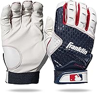 Franklin Sports MLB 2nd Skinz Batting Gloves - Superior Grip & Fit for Youth Adult Baseball Softball