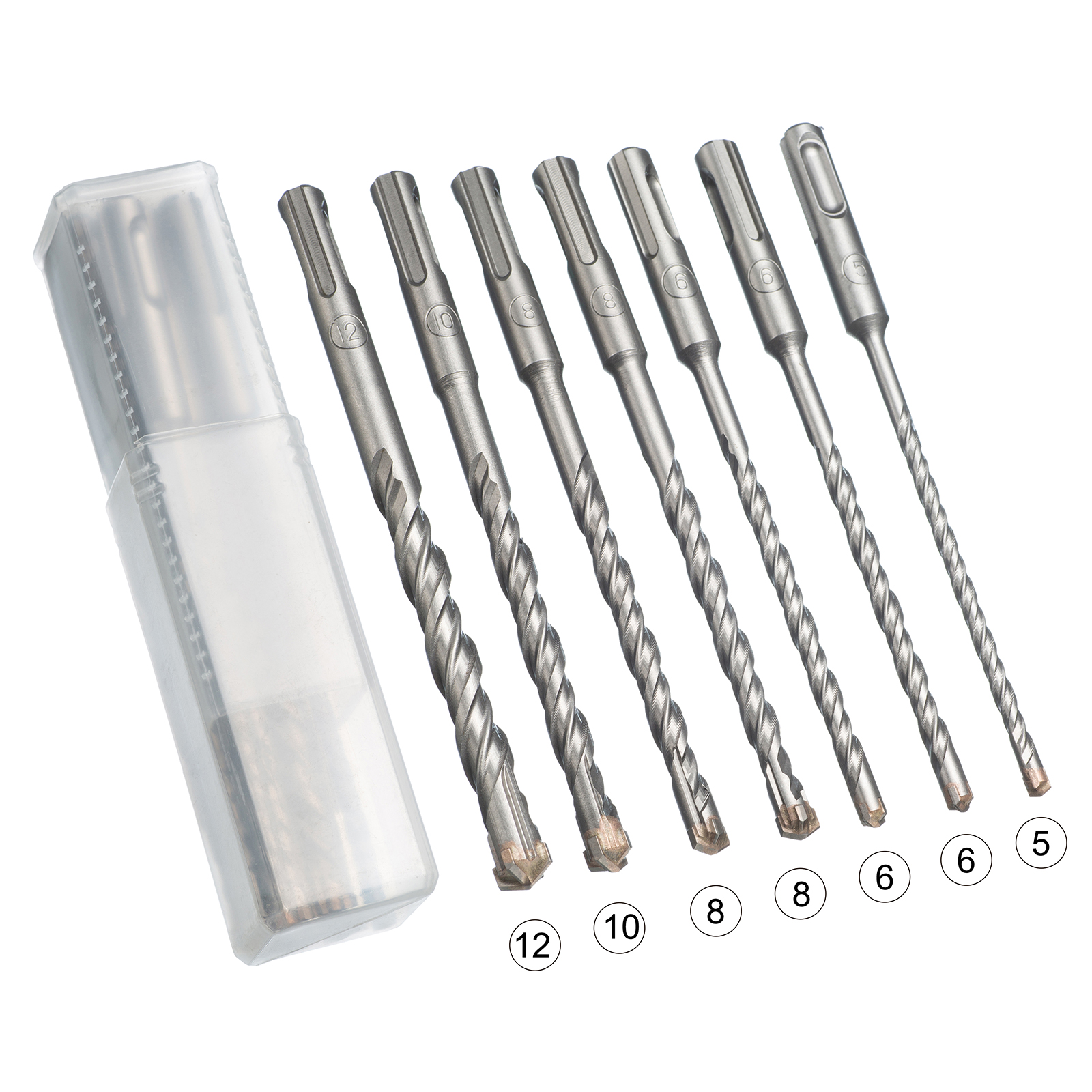 Lot De 2 Forets à Béton SDS PLUS Haute Qualité Pour Marteau Perforateur