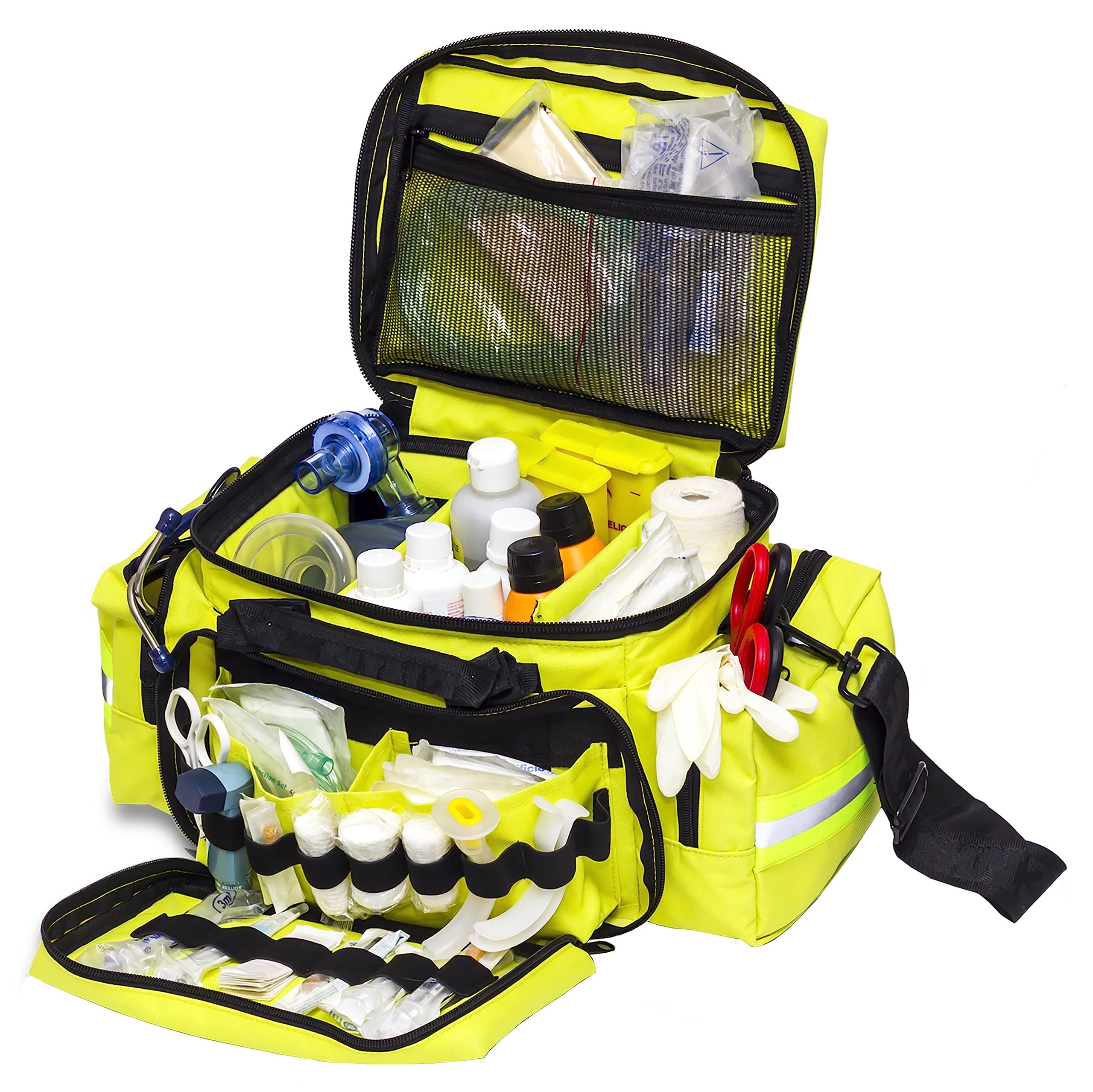 ELITE BAGS - Borsa di emergenza leggera, grande, resistente, 44 x 25 x 27 cm, colore: Giallo