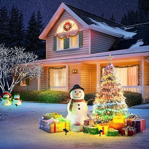 Miniatura 7 de Linkind - Focos solares, luces de jardín para exteriores, focos solares para jardín con 16 LEDs RGBW que cambian de color, luz de seguridad IP67,