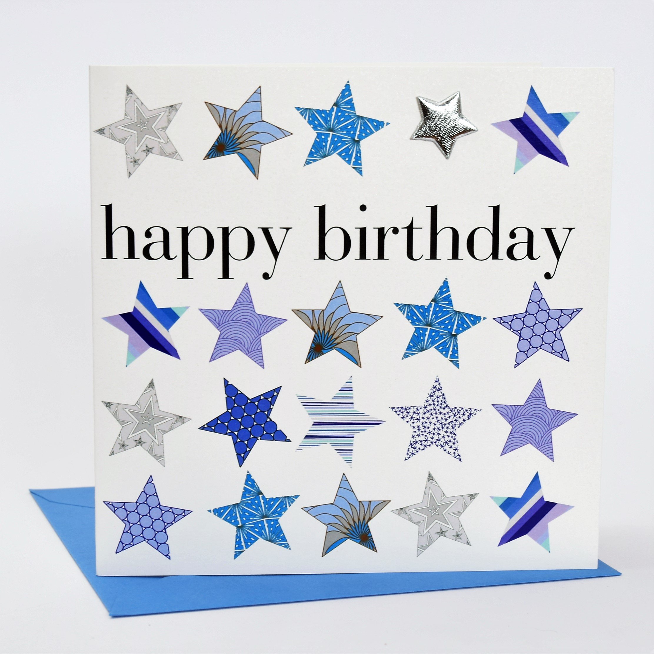 Claire Giles Carte D'anniversaire Motif Coeurs Et étoiles