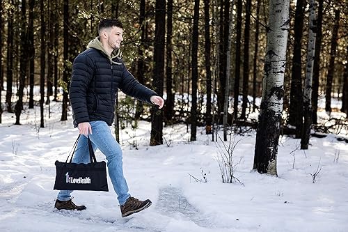 Miniatura 8 de 1Love Almohadilla térmica de infrarrojos lejanos | Tamaño grande 18 x 27 pulgadas | 77-176F | Con piedras de jade | Para la parte superior de la